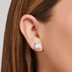 Stiftörhängen vit sten silver – H2201-051-14>Thomas Sabo Best