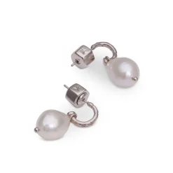YLVA LI Bertha Baroque Pearl Silver 6122>Örhängen