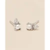 YLVA LI Diamond Pearl Stud Örhängen – Silver 8712>Signature Diamond Collection Clearance