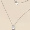 YLVA LI Embla Crystal – Silver>Halsband Online