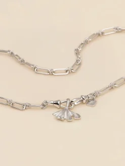 YLVA LI Embla Leaf Charm – Silver><noscript><img width=