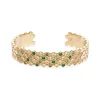 YLVA LI Halo Emerald Guld 5012>Armband New