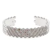 YLVA LI Halo Pink Champagne Silver 5013>Armband New