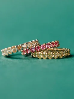 YLVA LI Julien Champagne Ring Silver 3023>Ringar Hot