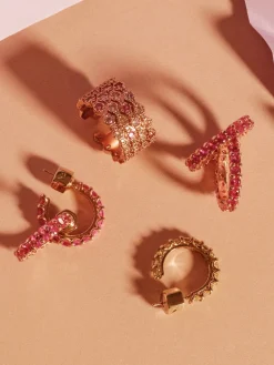 YLVA LI Julien Pink Ruby Ring Guld 3021>Ringar Discount