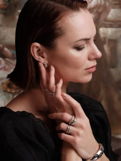 YLVA LI Mademoiselle Ring Crystal Silver 3072><noscript><img width=