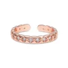 YLVA LI Mademoiselle Ring Crystal Rosé 3073>Ringar Best