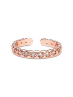 YLVA LI Mademoiselle Ring Crystal Rosé 3073>Ringar Best