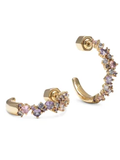 YLVA LI Meadow Avantgarde Pink Amethyst Guld 6012>Örhängen Sale