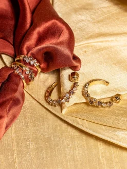 YLVA LI Meadow Ring Chestnut – Guld><noscript><img width=