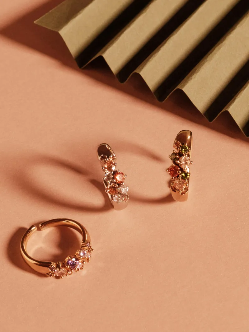 YLVA LI Meadow Ring Peridot – Guld>Ringar Outlet