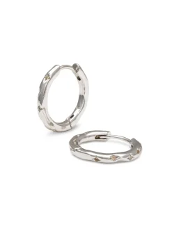 YLVA LI Petite Bertha Light Champagne Silver 6032>Örhängen