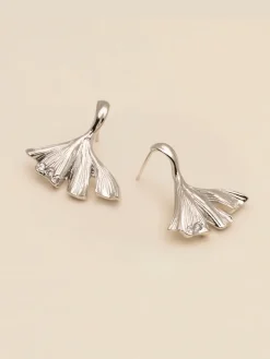 YLVA LI Petite Embla leaf – Silver>Örhängen Hot