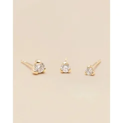 YLVA LI Signature Stud Diamond Örhängen 2,9mm – Gold 8623>Signature Diamond Collection Clearance