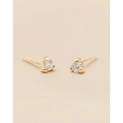 YLVA LI Signature Stud Diamond Örhängen 3,4mm – Gold 8625>Signature Diamond Collection Sale