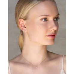 YLVA LI Signature Stud Diamond Örhängen 3,4mm – Gold 8625><noscript><img width=