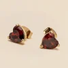 YLVA LI Venus stud Garnet – Guld>Örhängen Outlet