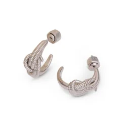 YLVA LI Yves Knot Silver 6112>Örhängen Best