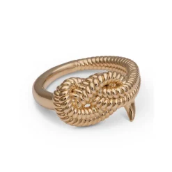 YLVA LI Yves Knot Ring Guld 3091>Ringar Outlet
